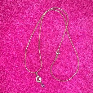 3/$20 🔆 Silver and purple fashion necklace